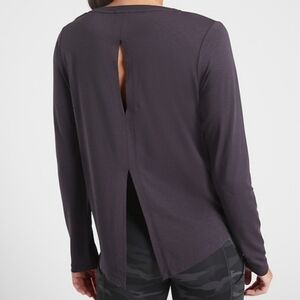 Athleta Keyhole Top Spring Night S